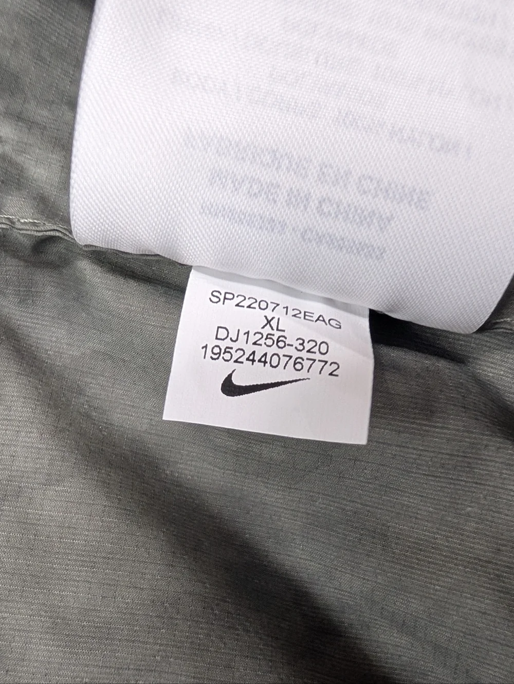 Nike ACG Jacket Mens XL Green Army Therma Fit ADV Primaloft Rope De Dope - Picture 8 of 9